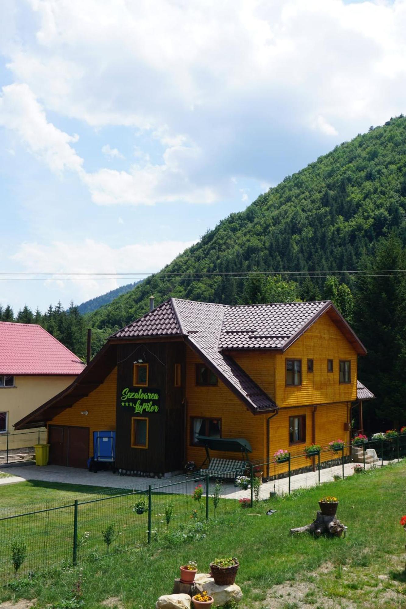 Вилла Sezatoarea Lupilor Лепша Экстерьер фото